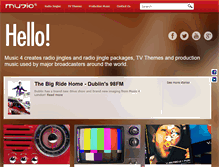 Tablet Screenshot of music4.com